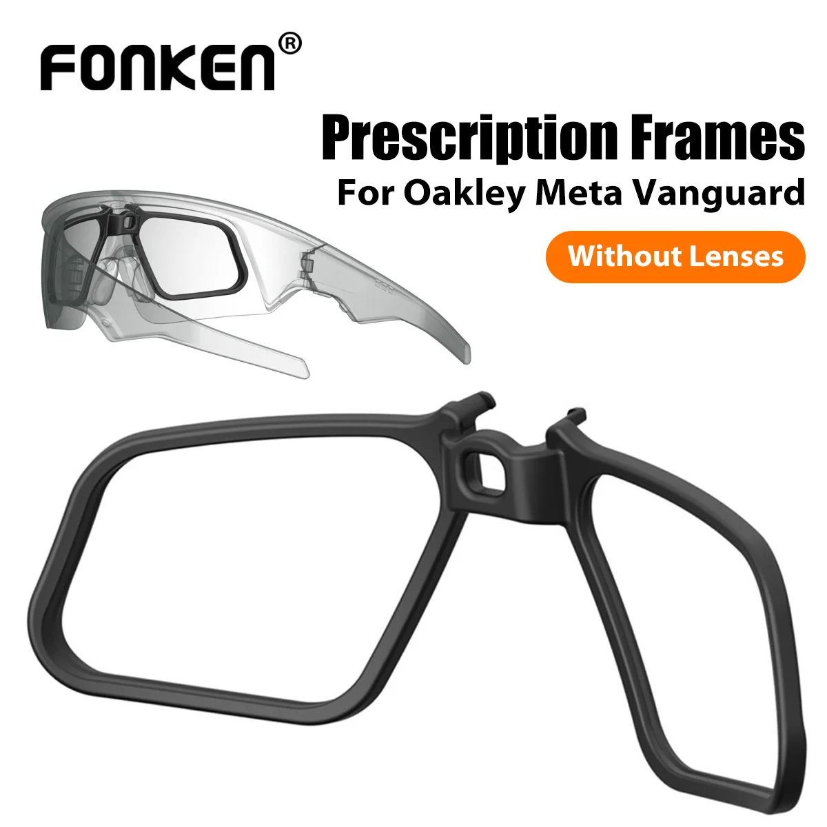 Prescription Adapter Frame For Oakley Meta Vanguard Smart Glasses Accessory Rim Without Lenses Myopia Clip On Part