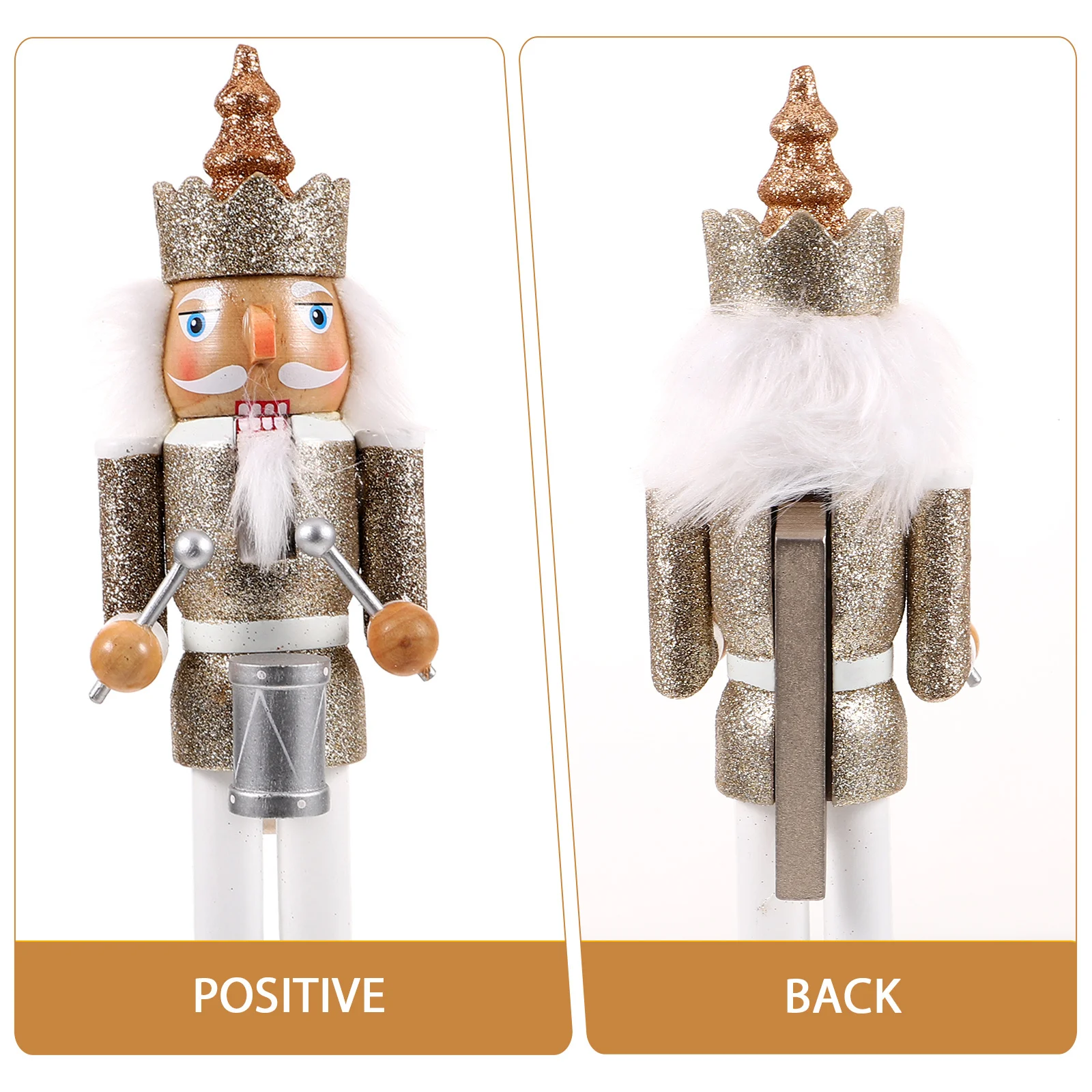 

Christmas Nutcracker Walnut Soldier Xmas Wooden Vintage Decor Centerpiece Holiday