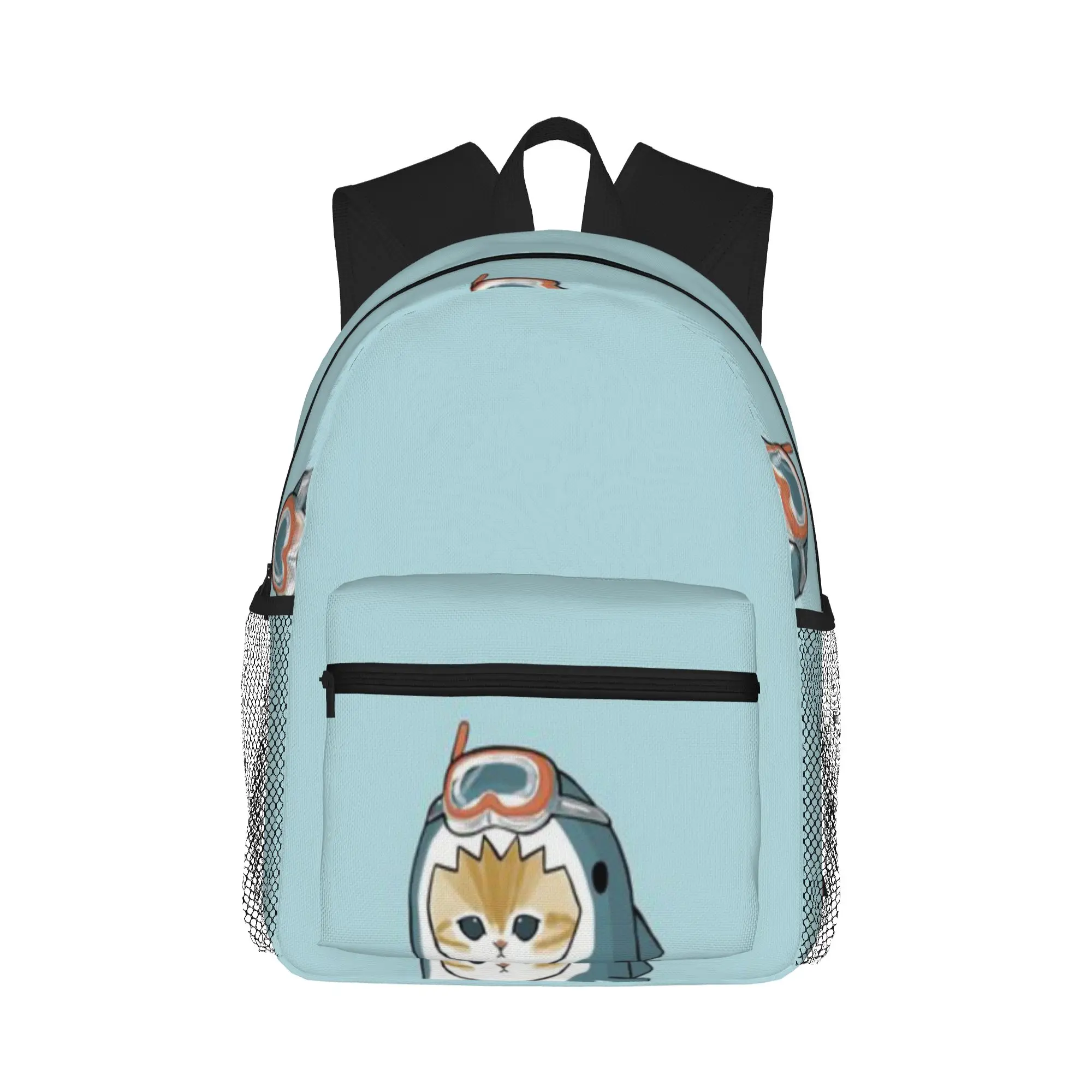 Mofusand - Beach Shark Cat  Casual Backpack for Students and Adults Men's backpack