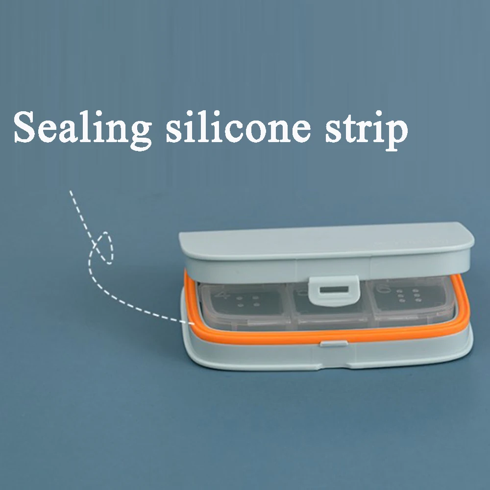 

Travel 4/6 Grid Candy Box Pill Box Medicine Organizer Case Medicine Tablet Dispenser Storage Box 7 day Pill Box Pill Case