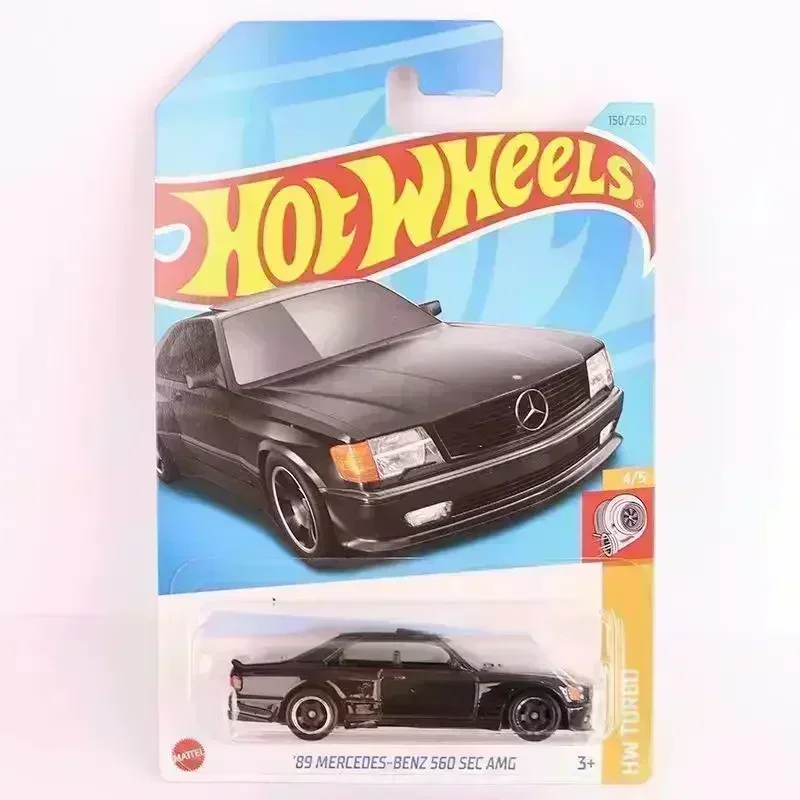 Hot Wheels-riel de tráfico de coches para niños, vehículo de aleación fundido a presión 1/64, modelo Porsche Benz Honda CR-X, juguetes para niños, regalo para niños