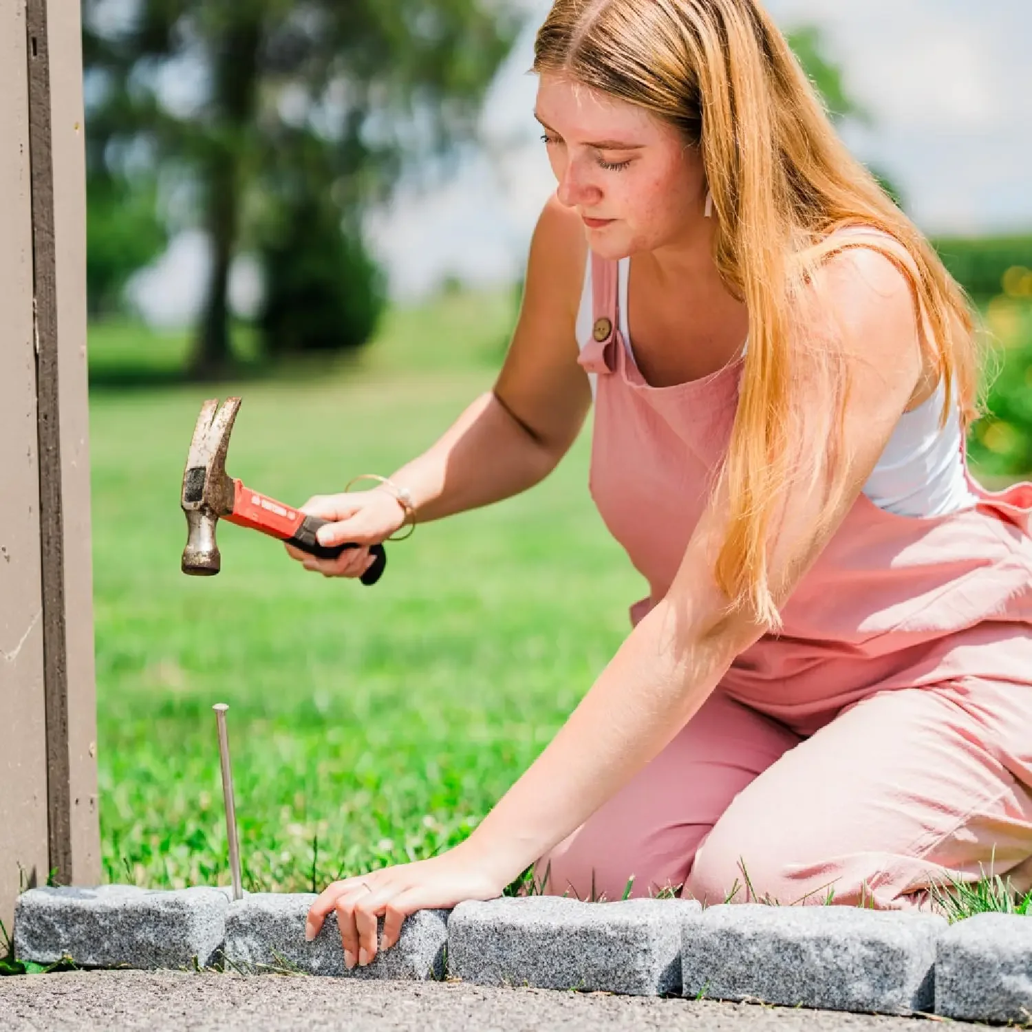 Flexible Brick-Sized Border for Driveways Yards Trees or Gardens, Each 6-Brick Section 48