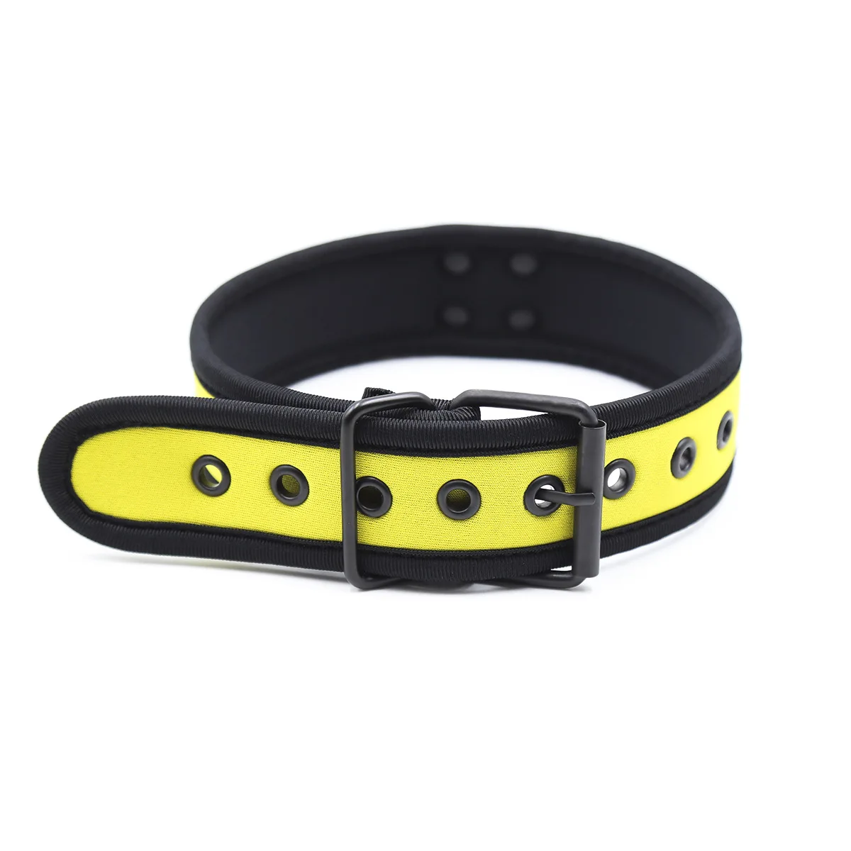 Accesorios exóticos, capucha acolchada de goma de látex para máscara de perro, 10 colores, con Collar ajustable para hombres, mujeres, cachorros, Cosplay y juego de rol