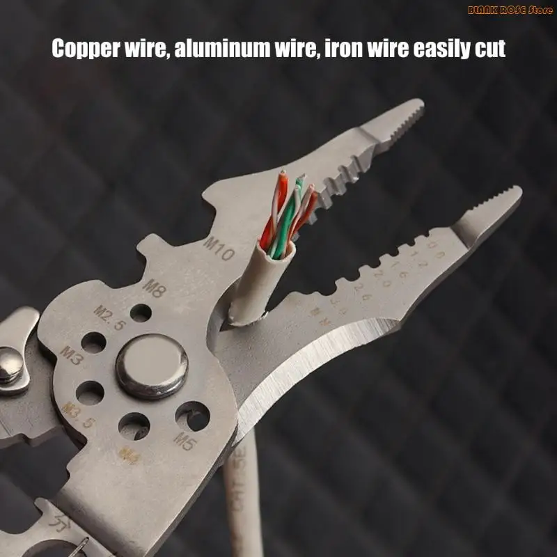 K1AE Multifunctional Wire Stripping Pliers Automatic Wire Pulling Electrician