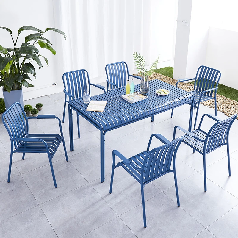 *r for New Modern OutdoorGarden Furniture Color Patio Dining Chairs and Tables Hotel Cafe Restaurant Tables and Chair Sets&