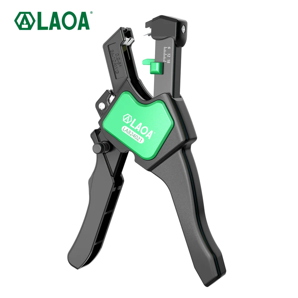 LAOA Industrial Fast Automatic Wire Stripper Electrician\'s Special Multifunctional Pliers Peeling Trimming Crimping Tool