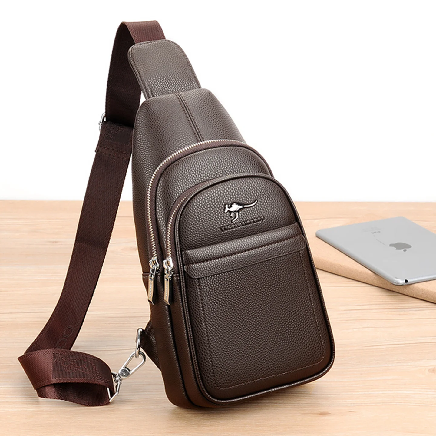 casual-leather-crossbody-chest-bag-for-young-men-fashionable-pure-cowhide-backpack-leisure-style-zipper-closure-chinese-brand