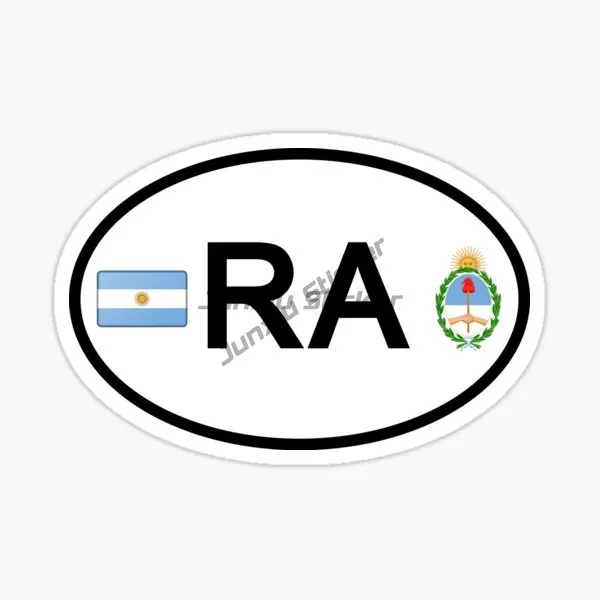 Argentina Football Flag Map Sticker Motorcycle Racing Laptop Helmet Car Decor Car Accessories Vinyl Autohesion Car Sticker