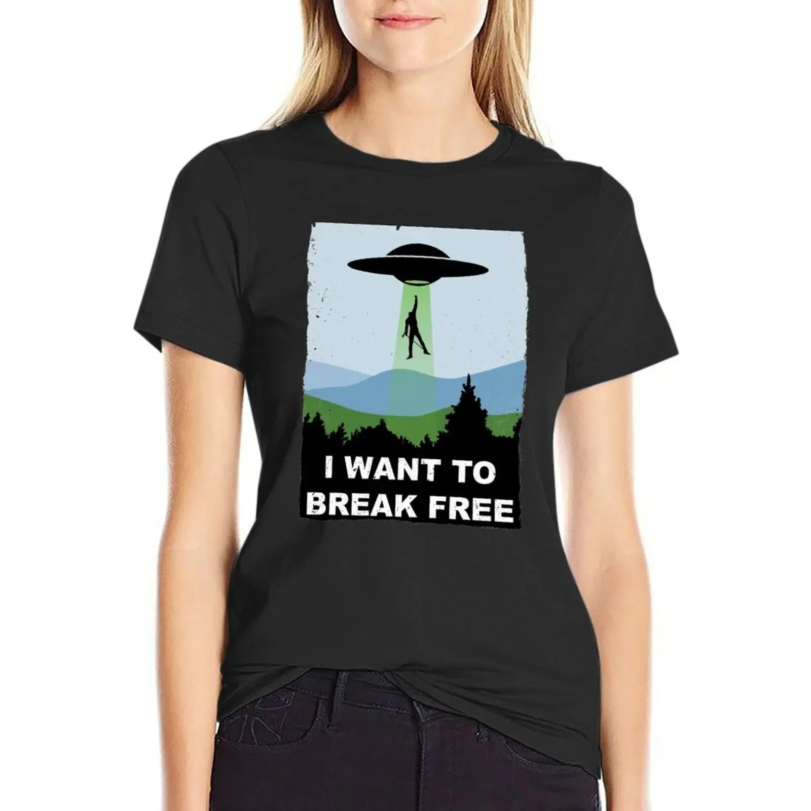 Women's I Want to Break Free - Freddie Returns to Mercury T-Shirt, Roupas Coreanas, Moda Coreana, Nova Edição