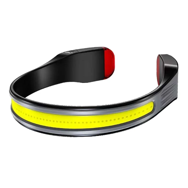 

Изысканная перезаряжаемая налобная фара для бега, яркая светодиодная налобная лампа, мощный налобный фонарь для рыбалки с красным задним светом