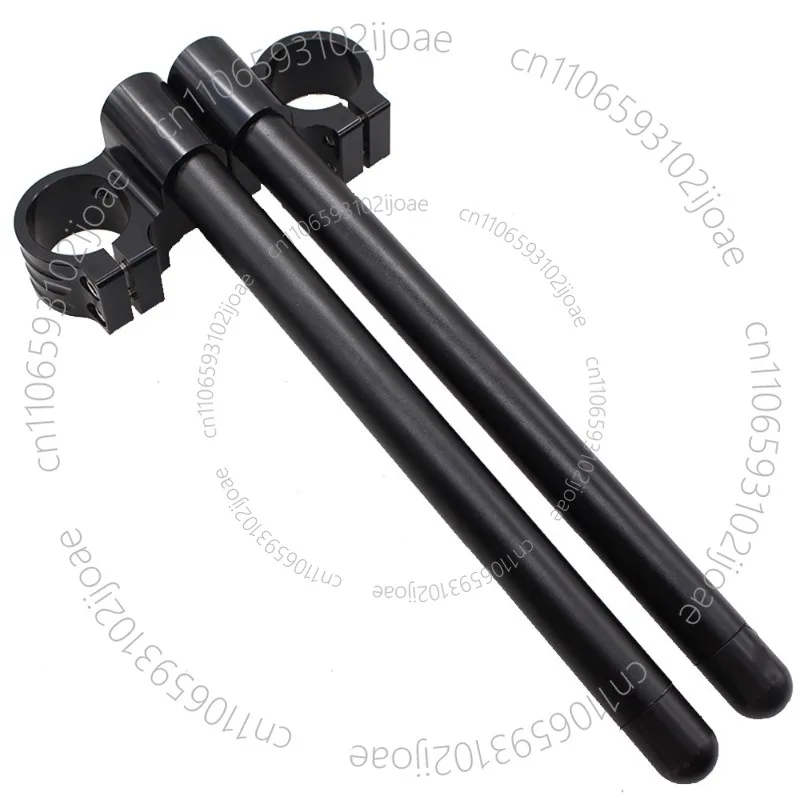 Motorcycle Handlebar Conversion Kit with31-54mm Multi-caliber Universal Handlebar Riser Separation Type Handlebar Stem