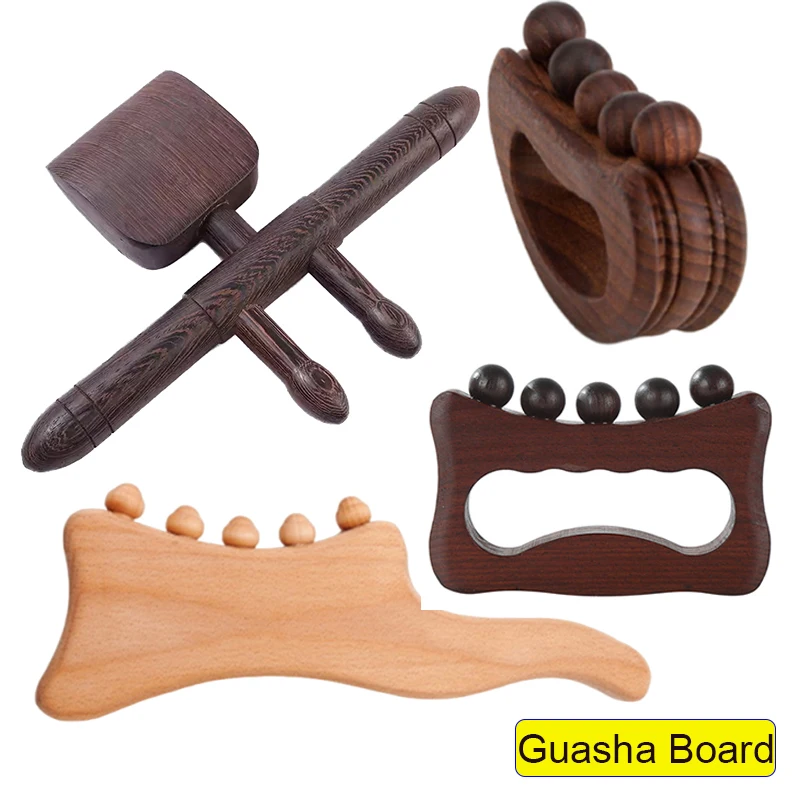 Wooden Massager Handheld Massager Stick For Fascia Cellulite Muscle And Abdomen Body Therapy Massager Muscle Belly Relief Tool