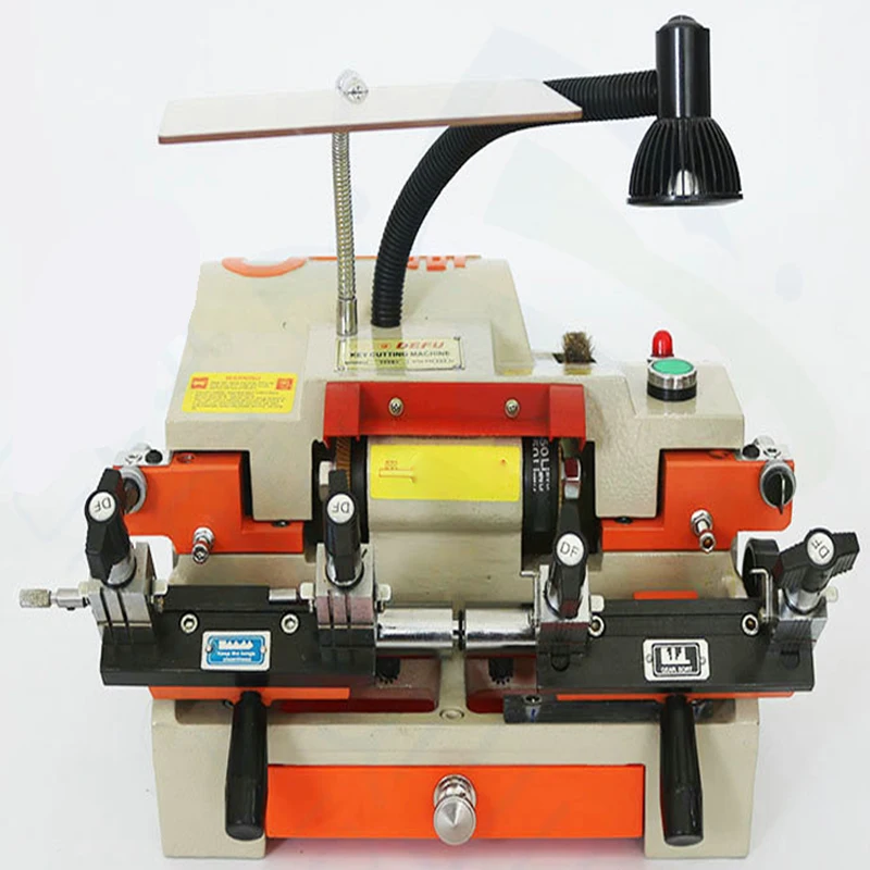 Double-Head Horizontal Key Maker 100E1,High-End Locksmith Duplicating Tool,Professional Workshop Copy Cutter Machine