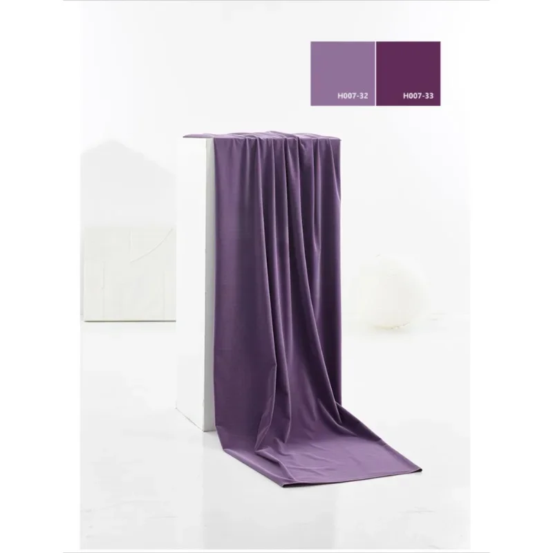 Purple Velvet Modern Curtains for Living Room and Bedroom Window Customized Light-Luxury blackout sale Fabric, Free Processing