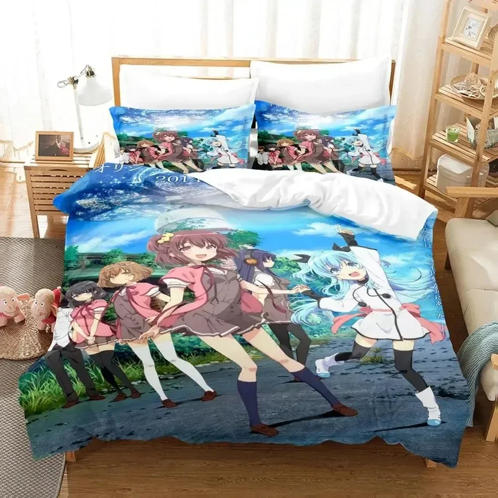 Anime Sora No Method Celestial Method Bedding Set Boys Girls Twin Queen Size Duvet Cover Pillowcase Bed Kids Adult Home Textiles