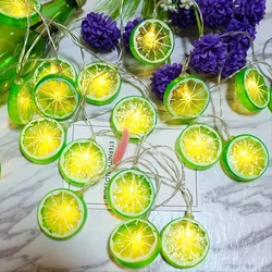 10/20/40 LEDS Novelty Lemon Decorative Fairy String Lights for Kitchen, Parties, Weddings, Festivals, and Home Decoration
