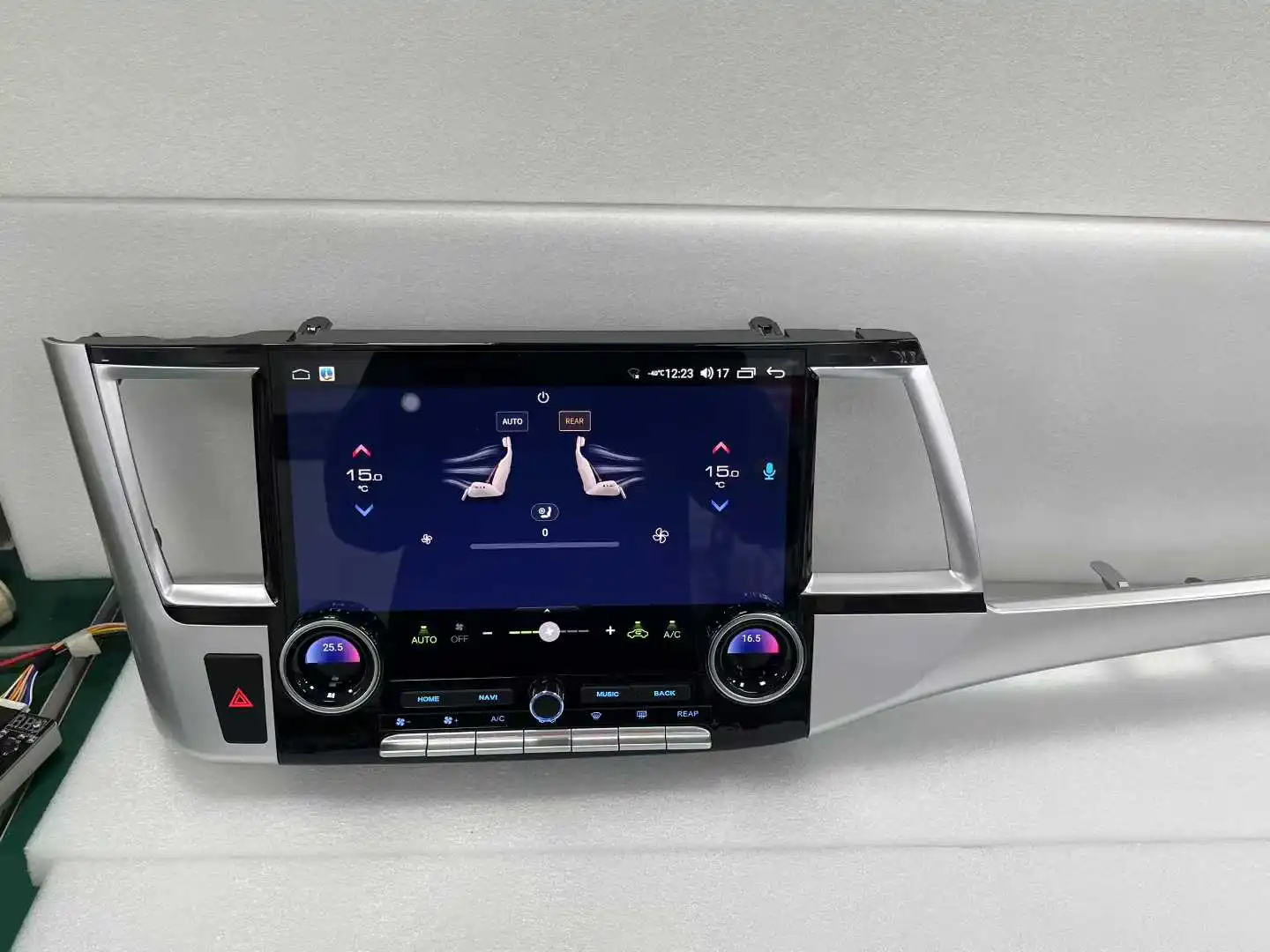 For Toyota Highlander 2015-2021 Android 14.0 Car Radio 2Din 12.6 inch Stereo Multimedia Video Player GPS Navigation Unit Carplay