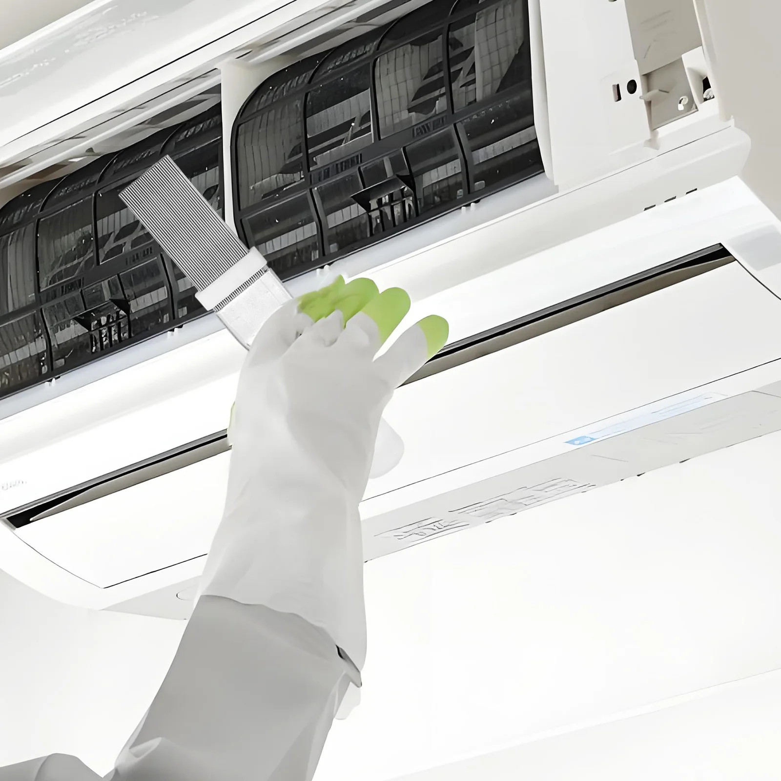 مجموعة واحدة من أدوات تنظيف مكيف الهواء، تمشيط زعانف المبرد، فرشاة من الفولاذ المقاوم للصدأ لزعنفة مكثف فعالة