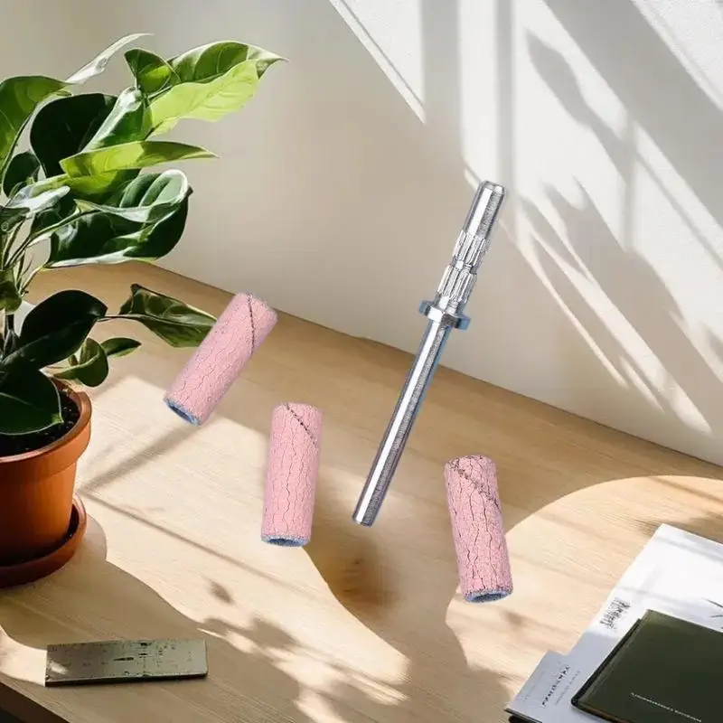 80 Uds. Mini bandas de lijado para uñas de 3,1mm, máquina eléctrica, brocas para uñas, removedor de esmalte acrílico, limas, herramienta accesorio para uñas