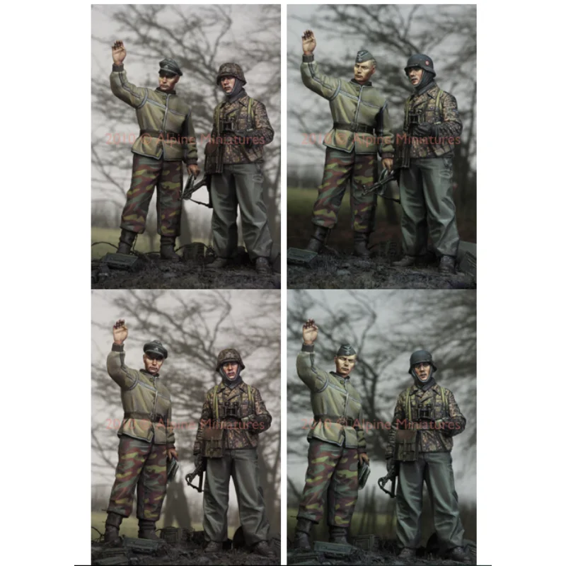 1/35 Scale Die-cast Resin White ModelSoldiers Need To Manually Color The Model Free Shipping