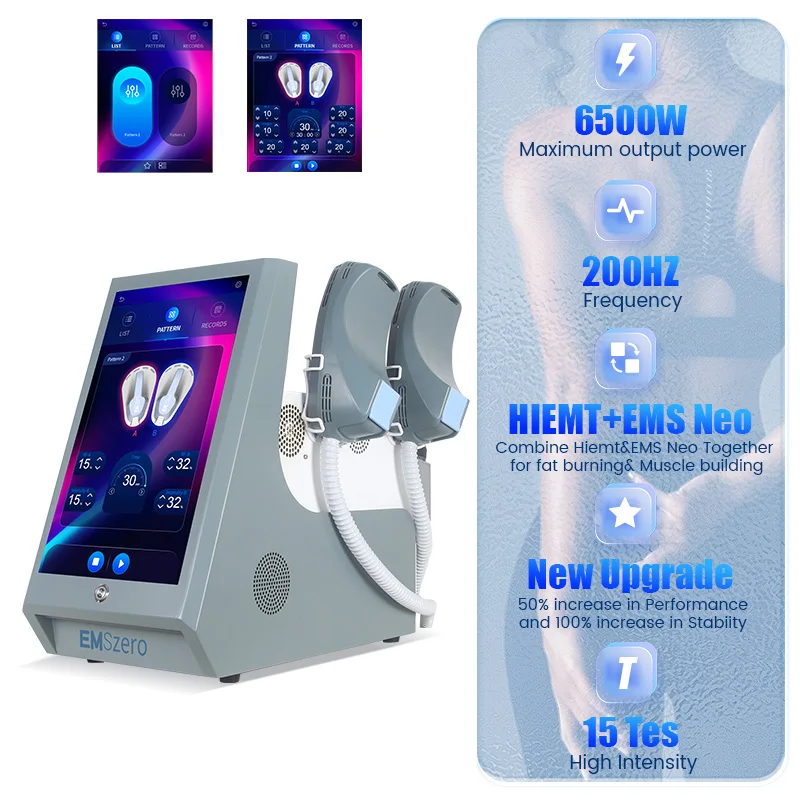 ze profesjonalne maszyny EMSzero 2024 6500w EMSSLIM Neo odchudzanie rzeźbienie ciała Hiemt kształtowanie EMS stymulator mięśni 5 uchwytów RF