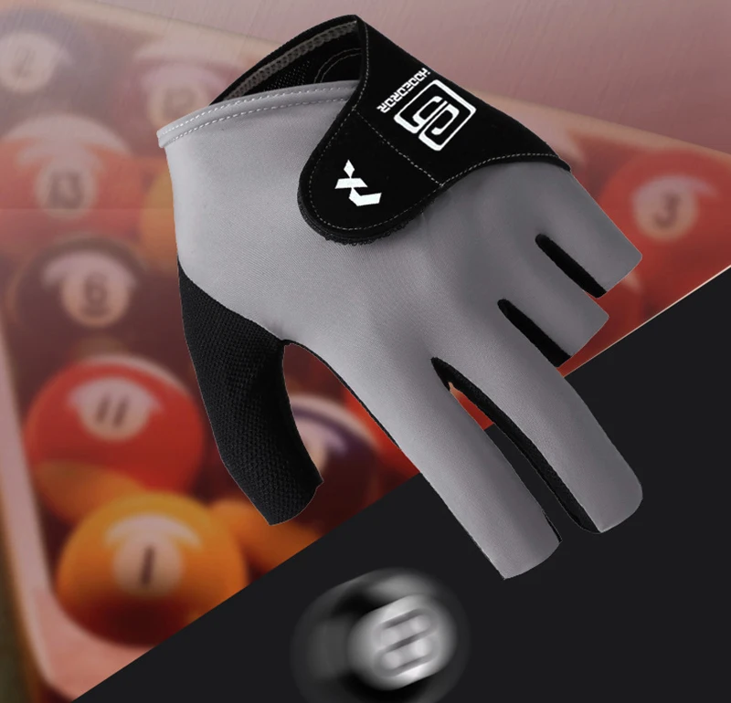5-Finger, Left-Handed, 1Pc Snooker/Billiards Glove, Non-Slipping Material, Breathable for Men and Women