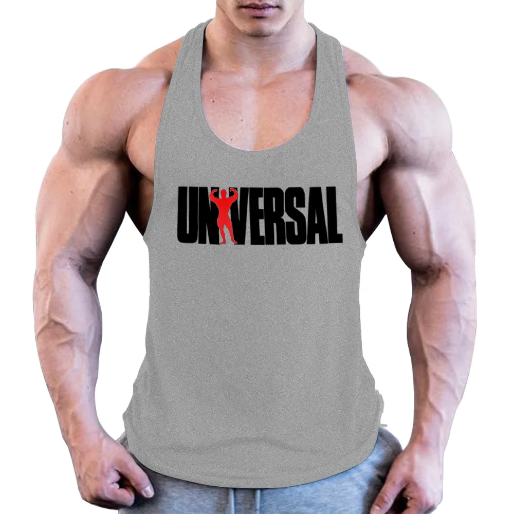 Muscleguys gym tank tops Plus Size Sleeveless Shirt Summer Mens Comfortable Vest bodybuilding Fitness Training 100% Cotton New