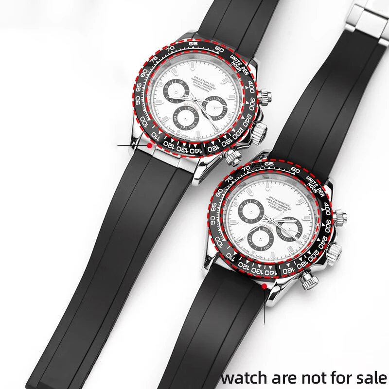 สําหรับ Rolex Daytona 116500 Universe Series 38.5 มม.39.3 มม.เซรามิคขนาด 12 นาฬิกา Inlineed ดิจิตอลด้านนอกแหวน bezel แหวน mod อะไหล่