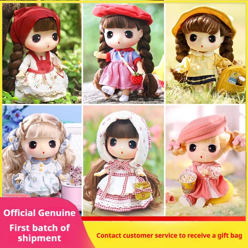 

Dongji 2025 New Princess Doll Dress Up Doll Girl Cute Simulation Toy Ornament Dress Up Styling Vinyl Doll Christmas Gift