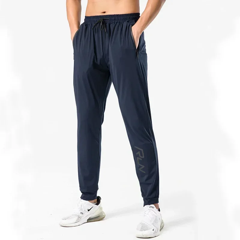 Männer Sport Laufhose Zipper Athletische Fußball Fußball Training Elastizität Legging Jogging Gym Hose