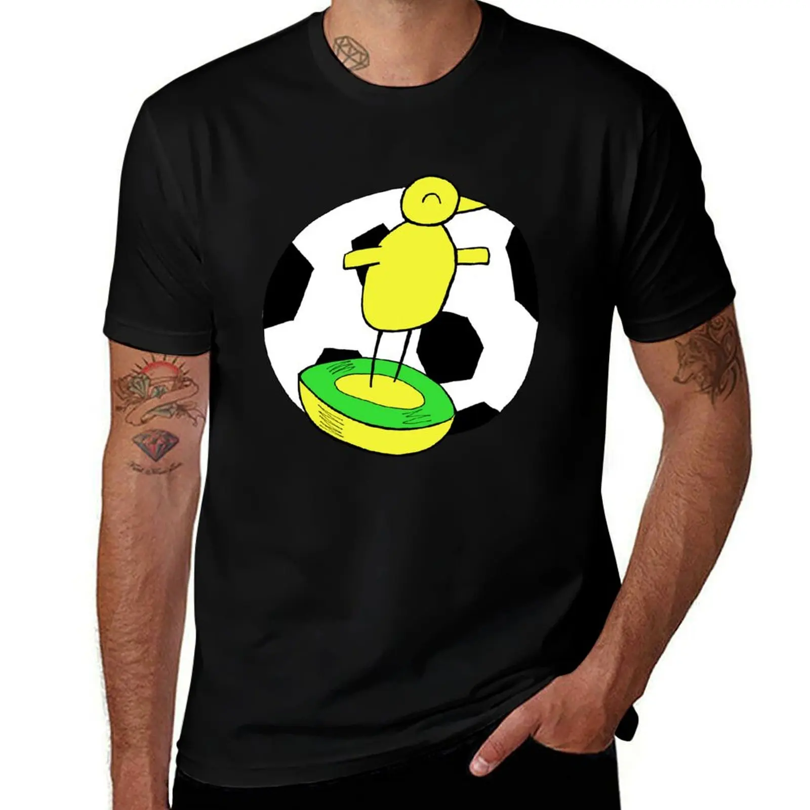 Canary Subbuteo - Norwich City FC Inspired T-Shirt anime figures quick drying mens t shirt graphic