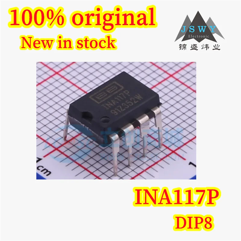 

(1/5pcs) INA117P INA117 DIP-8 Precision Unity Gain Differential Amplifier Original Spot Brand New Genuine