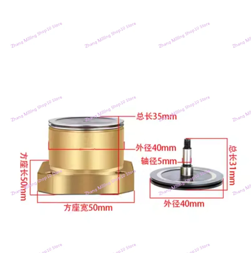 WEDM Brass Guide Wheel Pulley Roller Assembly 152 OD40*L35mm for WEDM Wire Cutting Machine 1pc