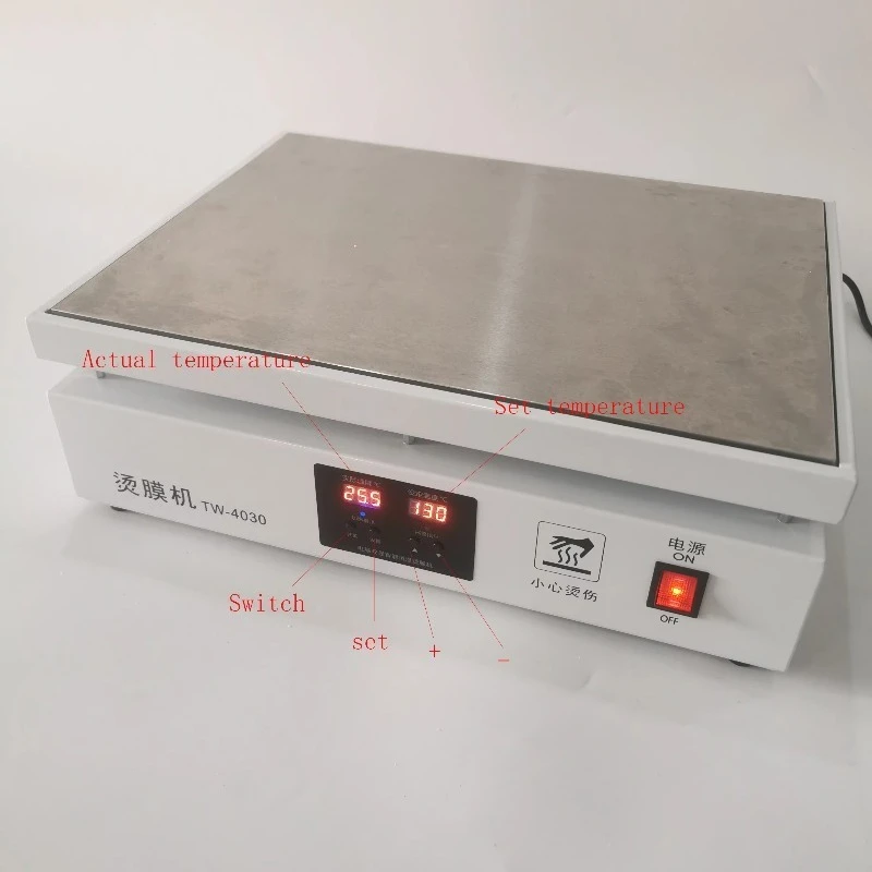 Constant Temperature Heating Station Heat Shrink Sealer for BOPP Cellophane Film Packaging PCB LCD Screen Repair