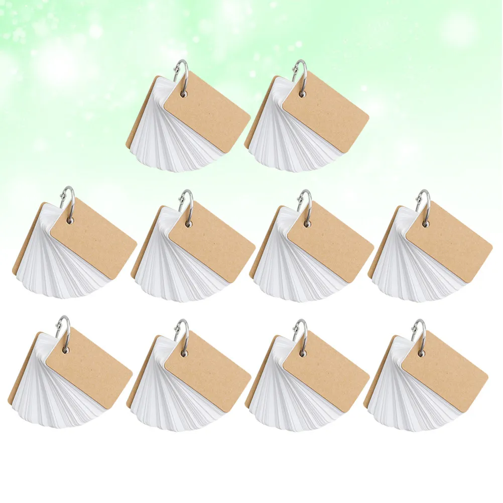 10pcs-kraft-paper-binder-note-pad-portable-compact-size-simple-square-design-memo-notepad-for-school-office-schedule-notes