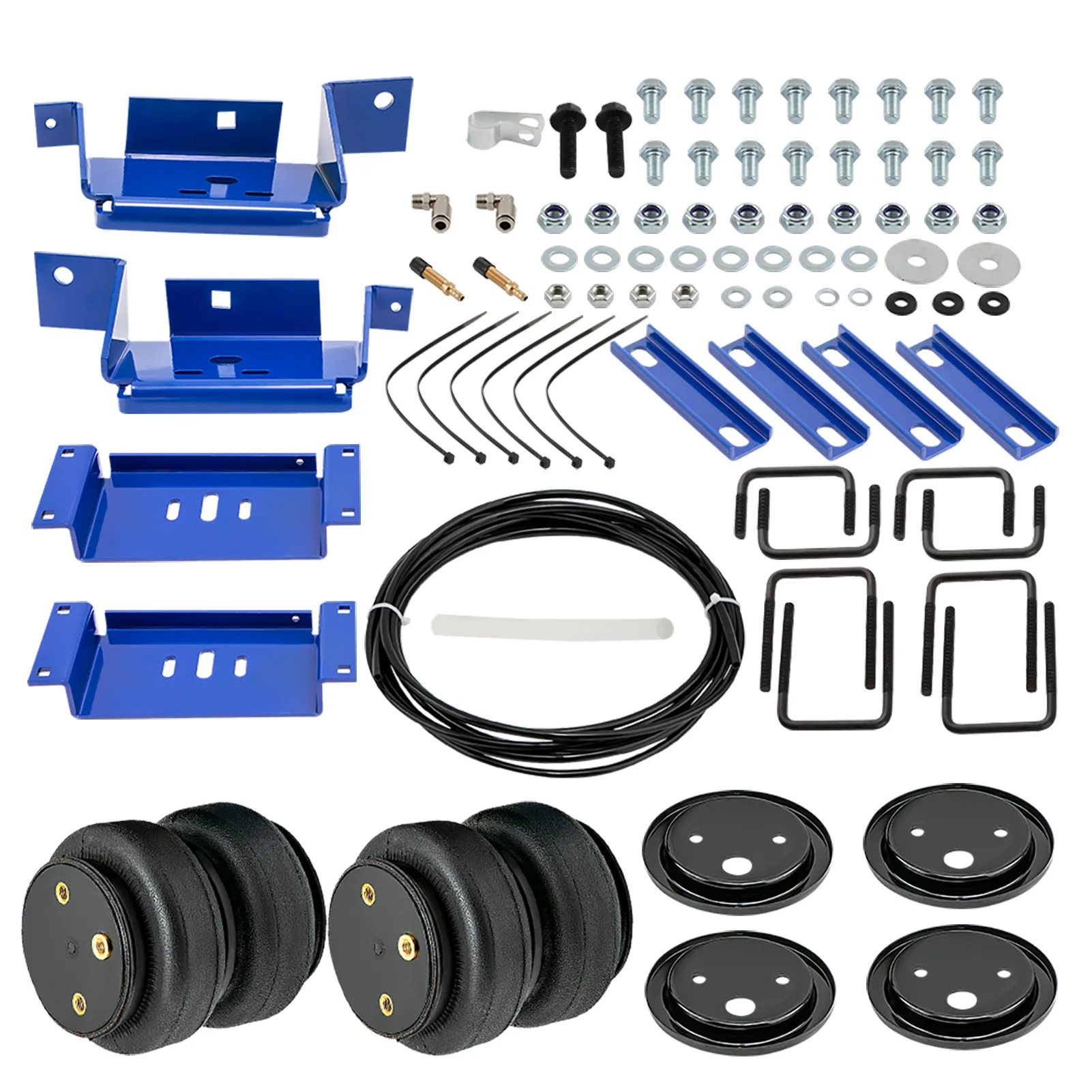 Rear Air Spring Leveling Kit for Ford F-250 F-350 XL XLT 4WD RWD 2006-2007 Rear Air Suspension Leveling Kit