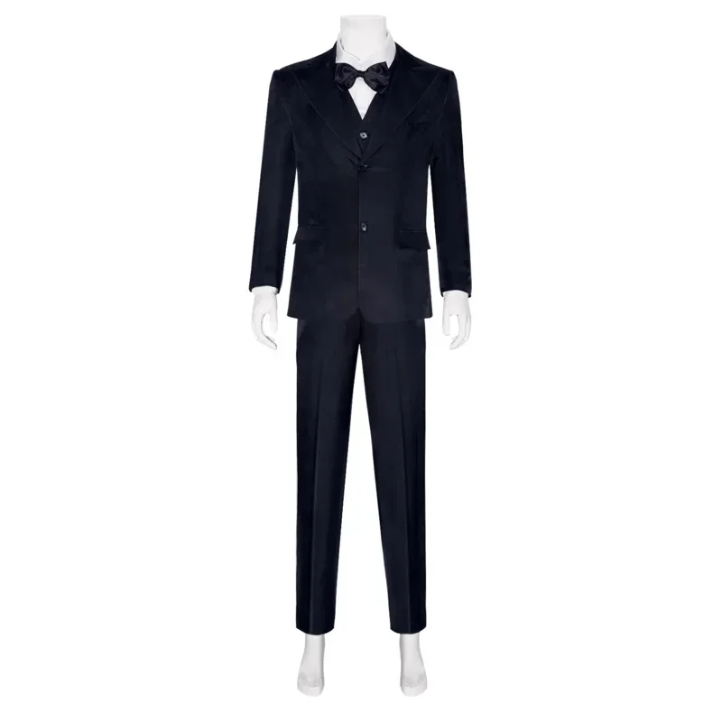 SN88 Adult Arthur White Suit Halloween Costume Movie Joker 2024 Men Cosplay In Black
