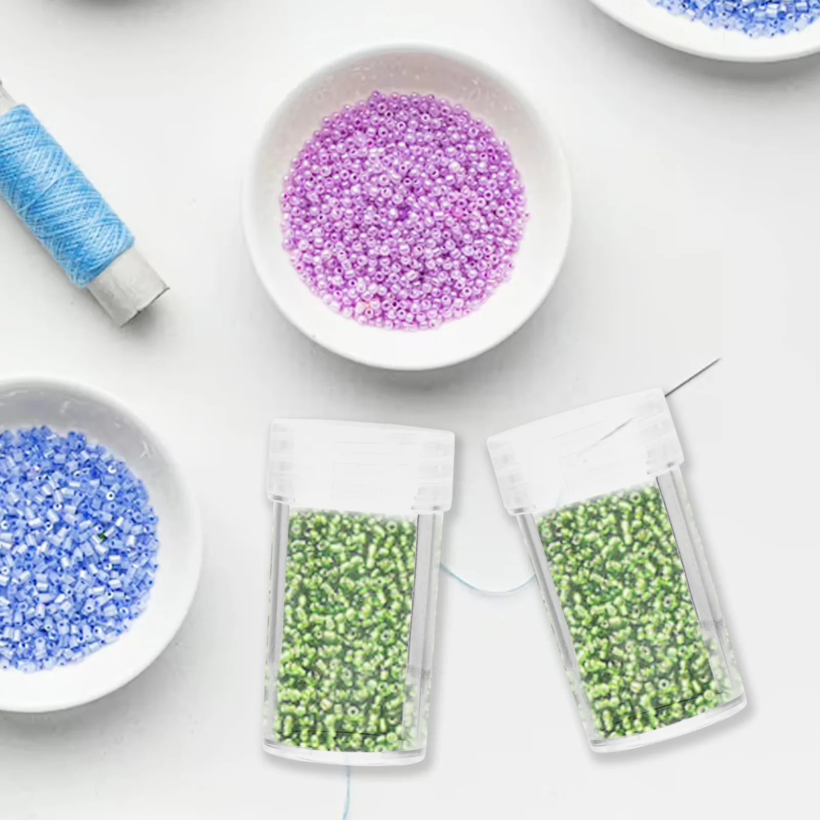 

30 Bottles Plastic Storage Case for Embroidery Accessories ganizing Durable Quality Protect DAMAGE