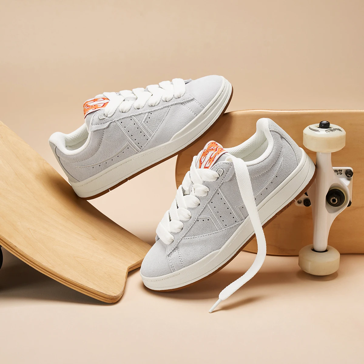Xtep Jiaoban Skateboarding Shoes For Women 2024 Autumm Comfortable Sports Shoes Jogging Fashion Comfort Sneakers 876318310024