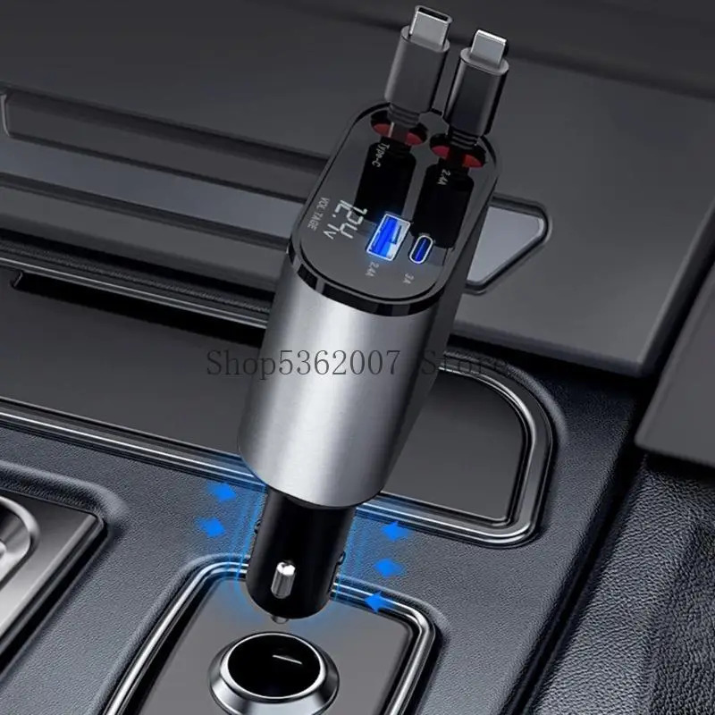 빠른 충전 자동차 충전기 2 USB C 휴대폰 다양한 자동차 모델 40JB