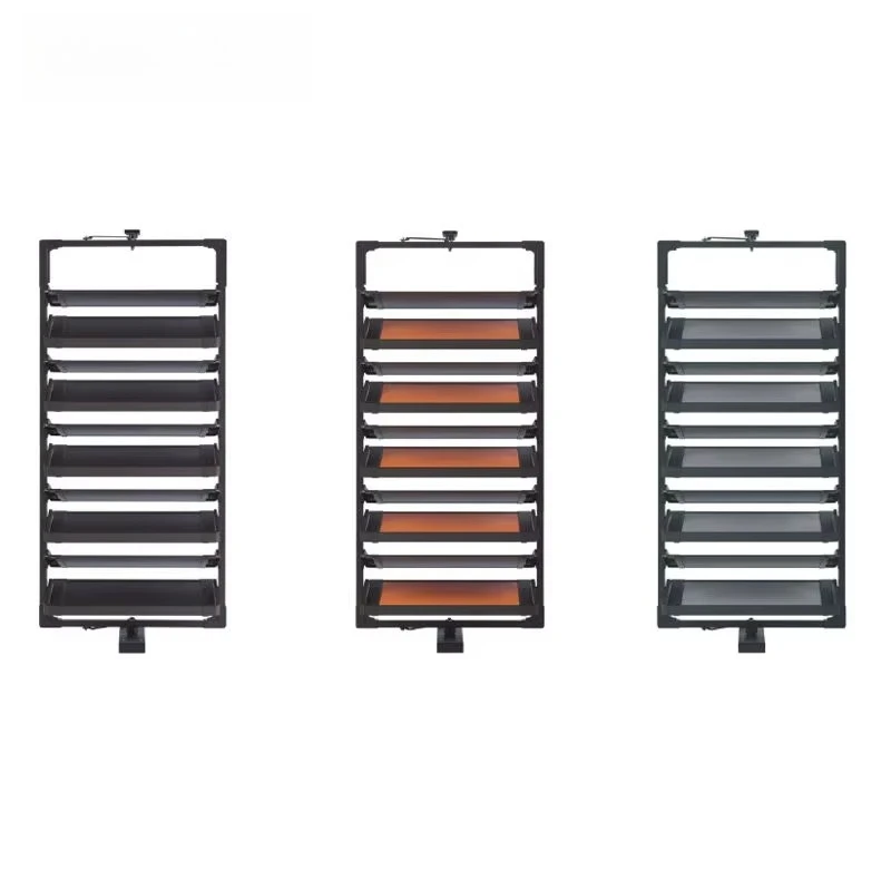 

Aluminium Alloy Revolving Shoe Display Rack Detachable Design Space-saving Modern 360 Rotating Shoe Wardrobe Storage Organizer