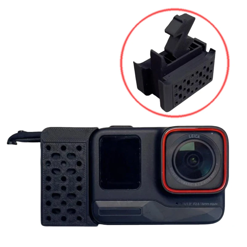 

1 шт., спортивная камера, радиатор с двумя вентиляторами, HT-PLA, встроенный кулер с 3D-печатью для Insta360 AcePro/AcePro2, решение для перегрева