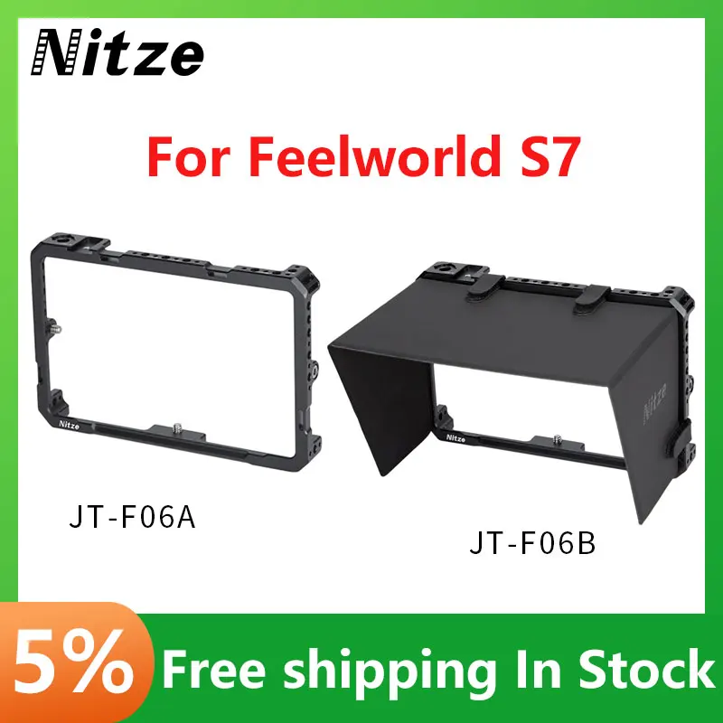 gabbia-per-monitor-nitze-per-feelworld-s7-con-morsetto-per-cavo-hdmi-e-parasole-spedizione-gratuita-nuovo-prodotto-caldo