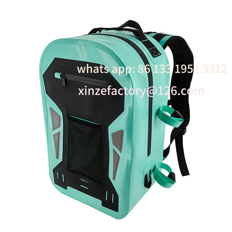

Waterproof Backpack Outdoor Mountaineering Hiking Airtight Riding Swimming Custom Casual TPU Rafting Backpack