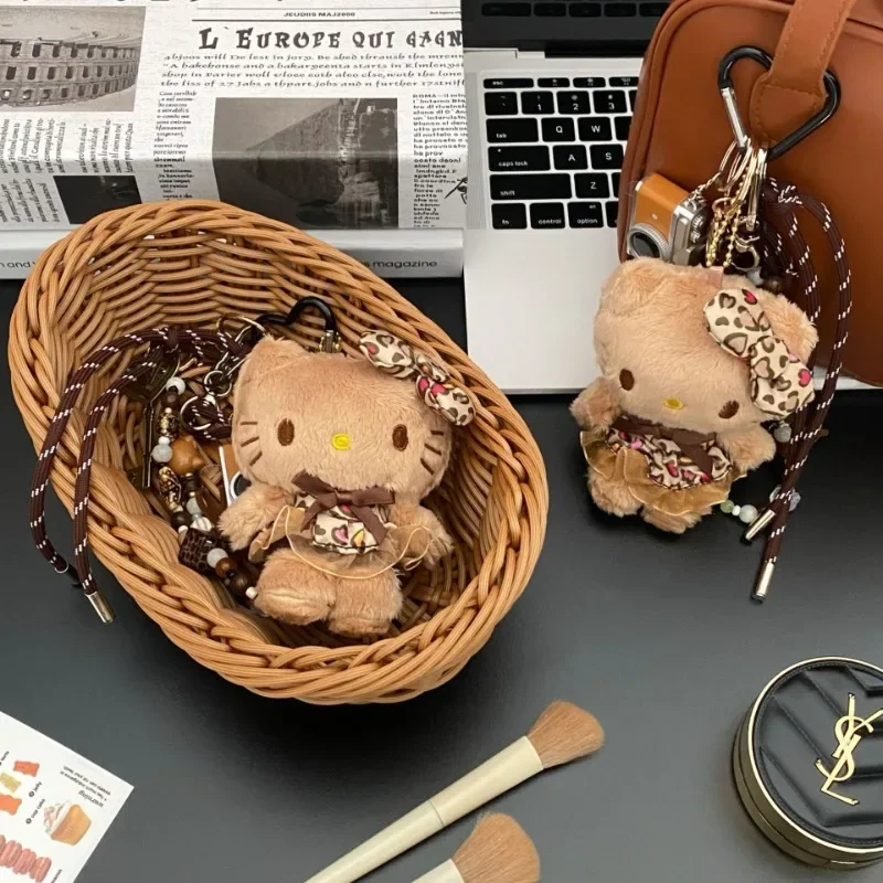 

Fashion Kawaii Sanrio Hello Kitty Cartoon Anime Doll Keychain Backpack Phone Chain Cute Keychain Hanging Rope Girl Holiday Gift