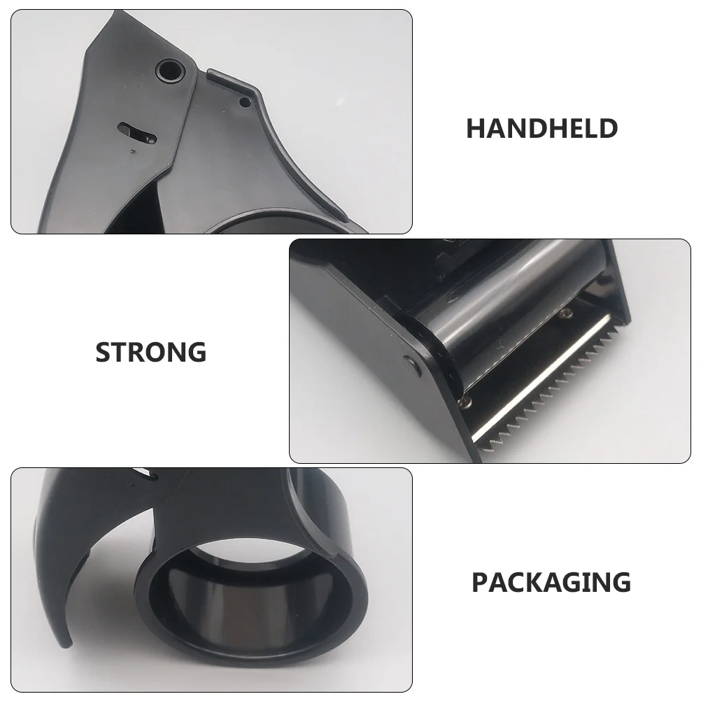 2Pcs Lightweight Plastic Tape Dispenser Handheld Packaging Cutter Ergonomic Seal Tape Cutter Warehouse Tool