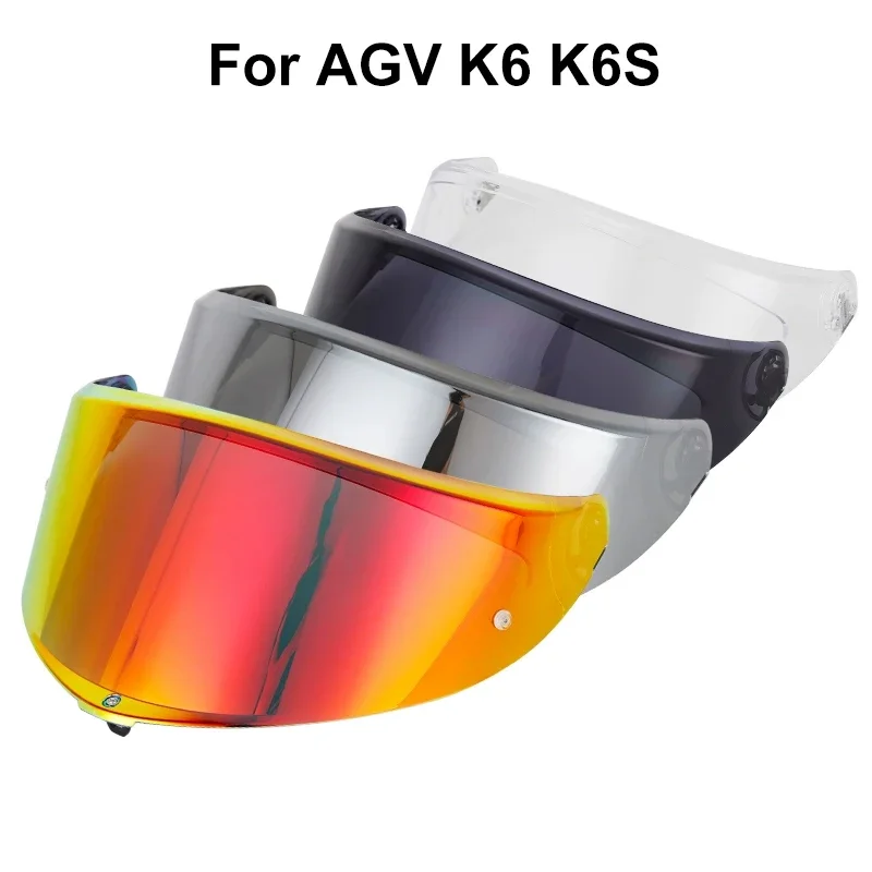 

K6S viseiras capacete Helmet Face Shield Visor Windshield for AGV K6 High toughness High strength Sunshield Lens Shield Glasses