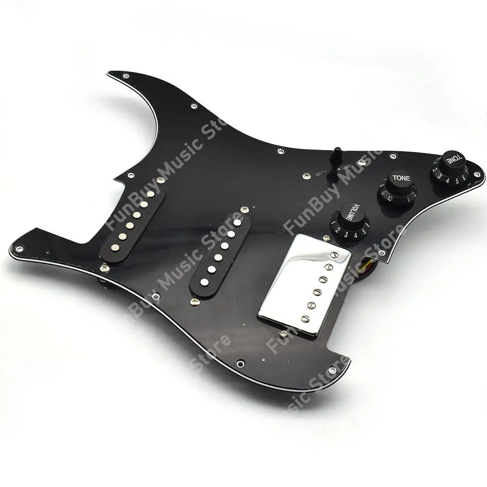 Loaded Prewired Pickguard SSH Ceramics Humbucker Pickups Plate Set for Electric Guitar Replacement Accessories Pick Guard