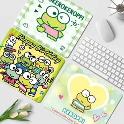 Kawai K-Kero K-Kero K-Keroppi Floor Mat Small Office Computer Desk Mat Table Keyboard Big Mouse Pad Laptop Cushion Non-slip