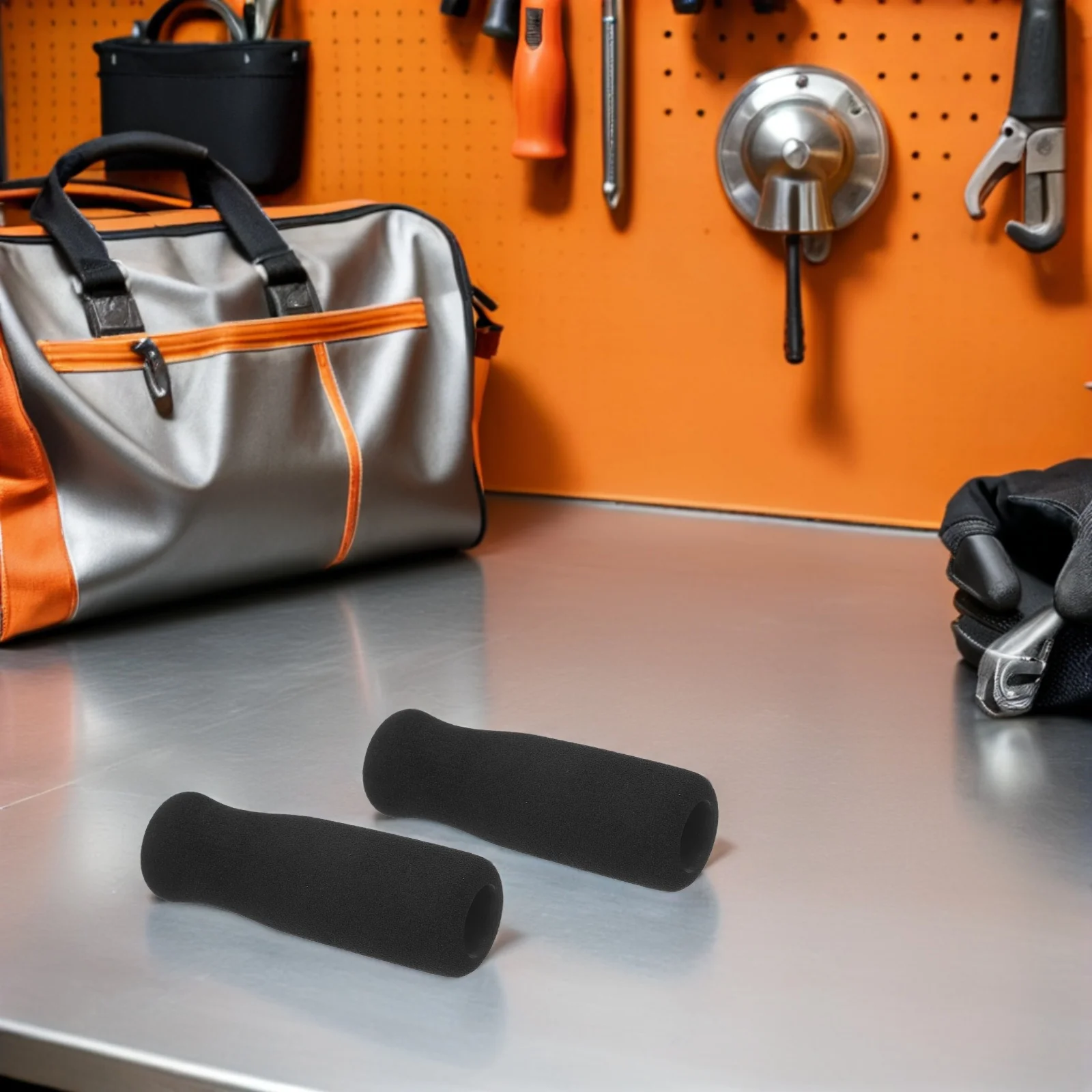 

12pcs Walker Handle Cushions Padded Non-Slip Crutch Handle Covers Replacement Grips For Cane Walking Aid Support Black